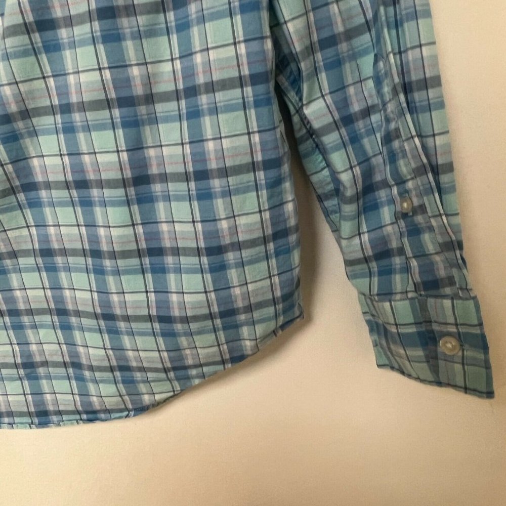 Vineyard Vines Pine Island Plaid Slim Murray Shirt Long Sleeve Mens Size Small - Picture 10 of 11